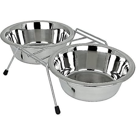 Duo Matskål 2 X 550 Ml För Hundar Och Katter