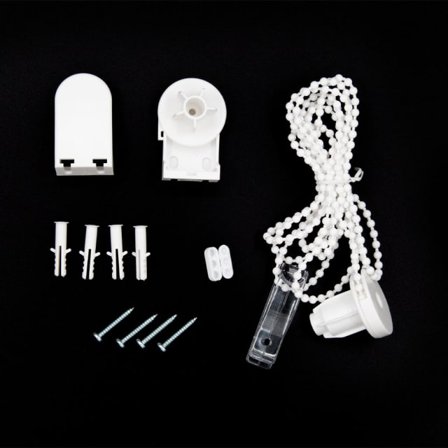 Debel Tillbehörsset rullgardin Gardiner Vit ONESIZE