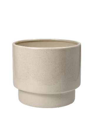 Åhléns Home Kruka SPECKLED 20 cm Dekoration Beige ONESIZE