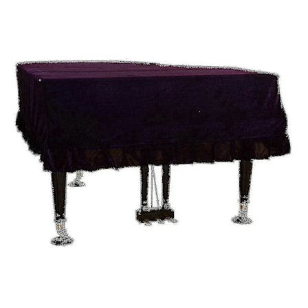 Fløyelsflygeldeksel Piano Cover - antistatisk ikke-klebende aske-hao-Yvan