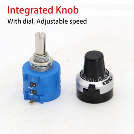 2 stk 3590S-2-103L Potentiometer Multiturn 3 STK INTEGRERET KNAP