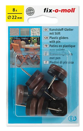 FIX-O-MOLL KNOTT FOR STOL-BORDBEN,MOT RIPER,STØY.TEPPE,HARDE,VÅTE GULV