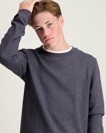 LMTD NLNNIZU LS BRU O-NECK SWEAT Gris Sweats à capuche Garçon - Kids Brand Store