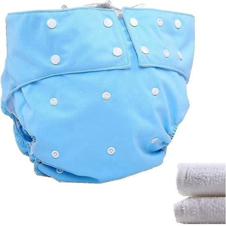 Stofble til teenagere og voksne med 2 indlæg til inkontinens - Dobbelt-