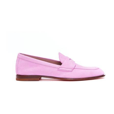 Santoni Loafers Pink, Dame, Størrelse: 38 1/2 EU