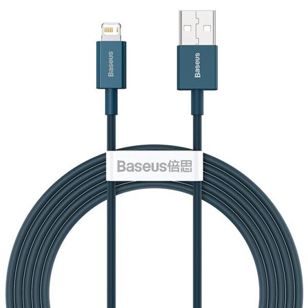 Baseus Superior Series-kabel USB til iP 2,4A 2 m (blå)