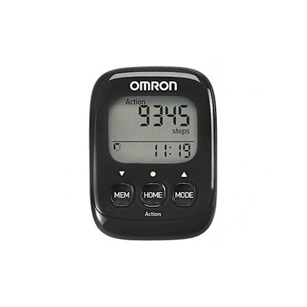 Omron HJ325-EBK Walking Style IV Erittäin Herkkä 3D-Sensori Kävelyaskelmittari