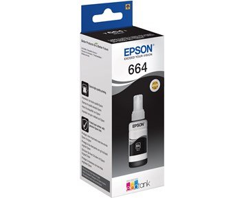 Epson-T6641 Black-Svart påfyllingsblekk til Epson T6641-Printing ink, toner & paper-Blekkpatroner