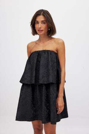 Holly Lim x NA-KD Mini robe bandeau - Robes bandeau - Noir - EU 44