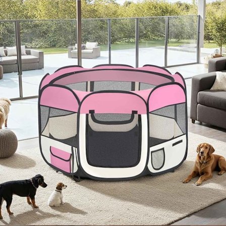 Valphage i tyg med 8 sidor, inkl. väska