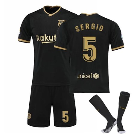 Fotballdrakt Fotballdrakt Treningssett 21/22 Sergio Barcelona No.5 str. 22