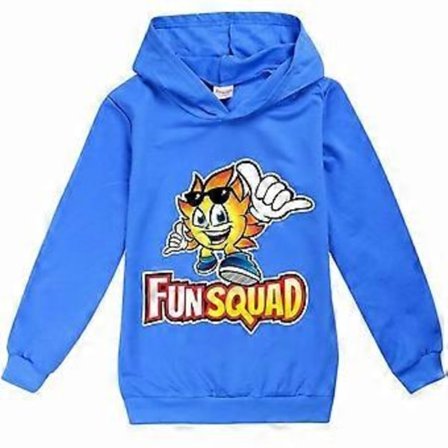 Børn Drenge Piger Sjov Squad Gaming Print Casual Hoodie Trøje Jumper Hættetrøje 7-12 År (7-8 År Mørkeblå)