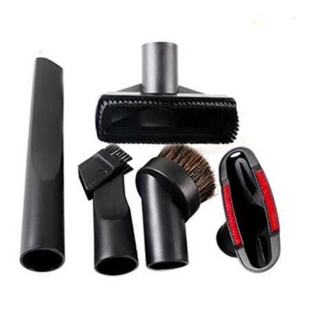 5 delar till dammsugare - Tillbehör för rund hästtagelborste Soffa sugning Lång platt sugning Platt sugning Två i ett fyrkantig borste Pp 32Mm