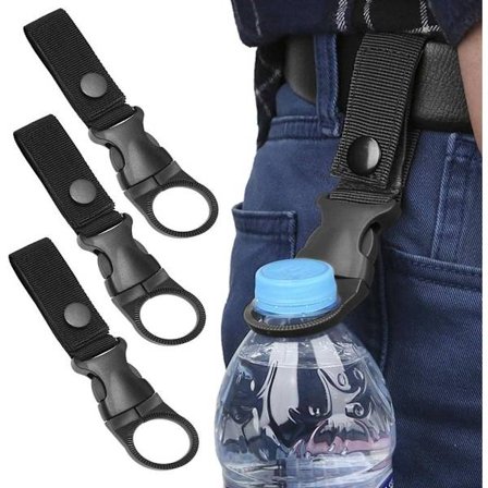 Flaskeholder - 3 stk. - 27 mm - Universal flaskeholder - Vannflaskeholder - Belteholder