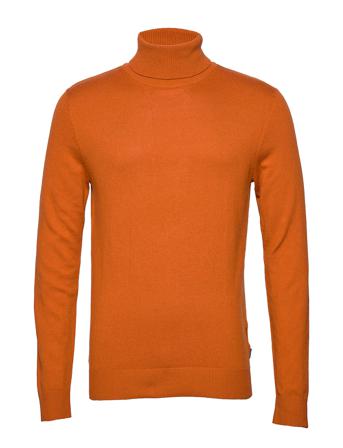 Jjeemil Knit Roll Neck Knitwear Turtlenecks Oransje Jack & J S