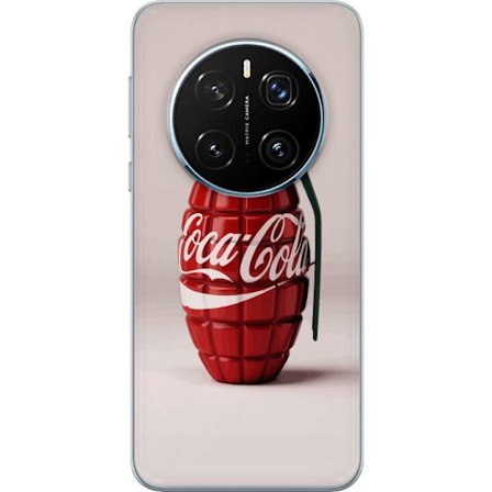 Kompatibelt Mobildeksel til Honor Honor Magic7 Pro Kunstnerisk illustrasjon av Coca Cola granateple i rødt og grønt, pop art inspirert motiv med lek