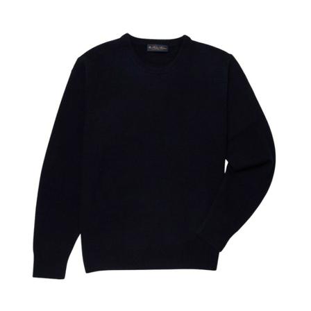 Brooks Brothers, Round-neck Knitwear Blauw, Heren, Maat:XS