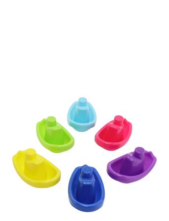 Bathtoys, Boats, 6-Pack Patterned Rätt Start
