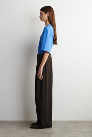 COS Femme T-Shirt Oversize in Bleu