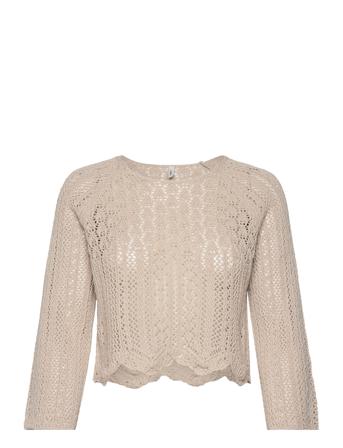 Onlnola Life 3/4 Pullover Knt Noos Beige ONLY
