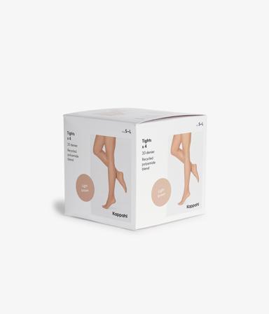 Kappahl | 4-pack sukkahousut 20 denieriä | Vaaleanruskea