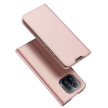 DUX DUCIS Skin Pro Kirjahylly tyyppi tapauksessa Xiaomi Mi 11 Pro vaaleanpunainen