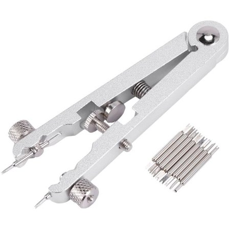 Verktøy for fjerning av fjærstenger til klokkereim, justering av klokkereim, demontering av V-type, fjerning av reimtang