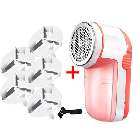 Oppladbar lo-fjerner - Med 5 ekstra blader (Oransje)