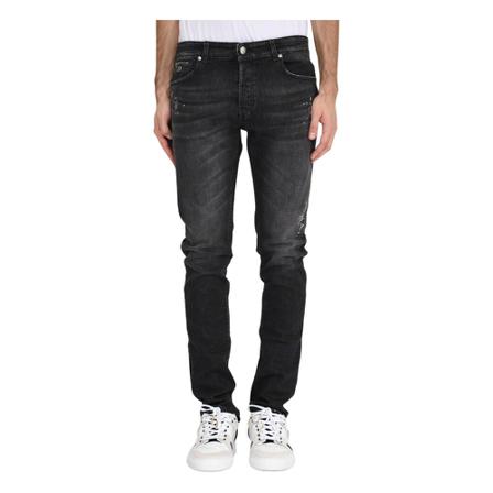 John Richmond Slim-fit Jeans svart, Herr, Herr, Storlek: W35
