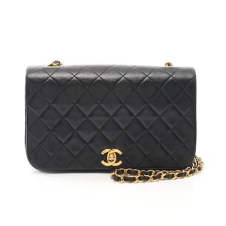 Chanel Vintage, Pre-owned Leather chanel-bags Zwart, Dames, Maat:ONE Size