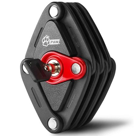 Foldbar Cykellås - Tyverisikring Stærk Cykellås, Anti-bore & Pluk Cylinder - Foldbar Cykel