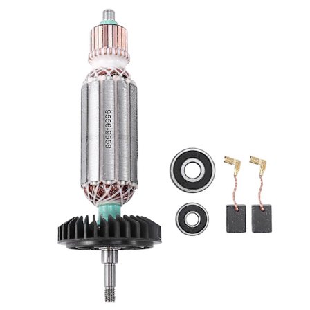 Ersättnings AC220V-240V Armatur Rotor för Vinkelslip 9556 9557 9558 9556NB 9556HN 9557NB 9557HN