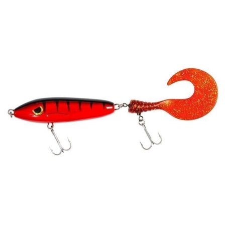 Fladen Scary Tail 80g - Röd/Svart