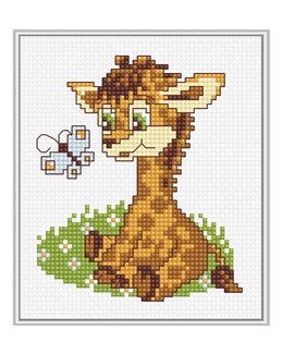 Stickpackung Bild Giraffe