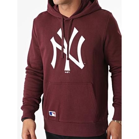 New Era, Sweater Brązowy, Mężczyzna, Rozmiar: M