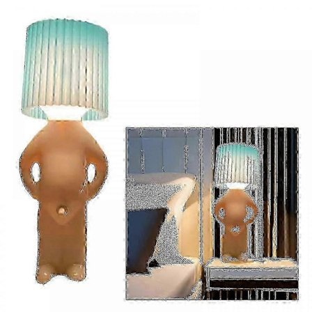 2025 Påske Rampete Gutt Mr.p En Litt Sjenert Mann Kreativ Lampe Liten Nattlys Skrivebordslamper Hjemmedekorasjon Fin Gave[D]