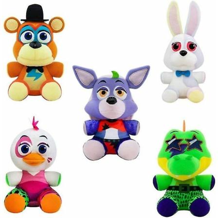 Pehmolelu Fnaf Five Nights At Freddy's Security Breach Gator Plushie Nukke Lahjat 2023 2024 Uusi 2023 2024 Uusi (FMY) Yellow Bonnie With Tie