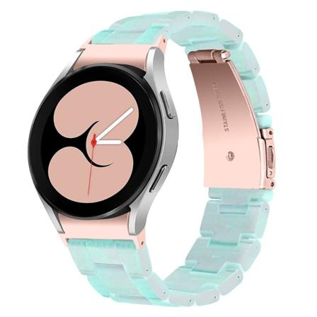 Snyggt klockarmband i resin-stil för Samsung Galaxy Watch 4 - Grön Grön