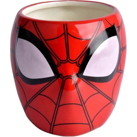 Avengers keramikkrus, Spider-Man, Hulk, Thor, Iron Man, Superman kaffe-/vandkrus