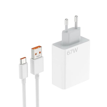 67W hurtigopladningssæt