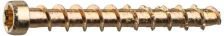Grabber CTX50CH200 Betongskruv för lister & socklar 4,5 x 50 mm, Gul 200-pack, Infästning