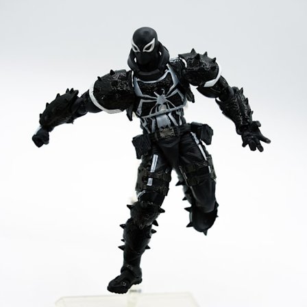 Marvel Yamaguchi-stil Venom Agent Spider-Man rörlig monteringsfigur Anime leksak gåva val