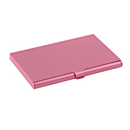Glat aluminium kortholder - Pink - Pung