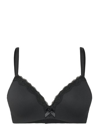 Lola Wireless Low Demi Pu Black Hunkemöller