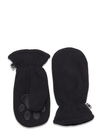 Mittens Fleece Pu Palm Accessories Gloves & Mittens Mittens Svart Lindex*Betinget Tilbud