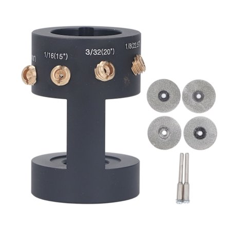 Wolfram Elektrode Slipemaskin Flere Vinkler TIG Sveise Elektrode Grinder Rotasjonsverktøy med Koblingsstenger