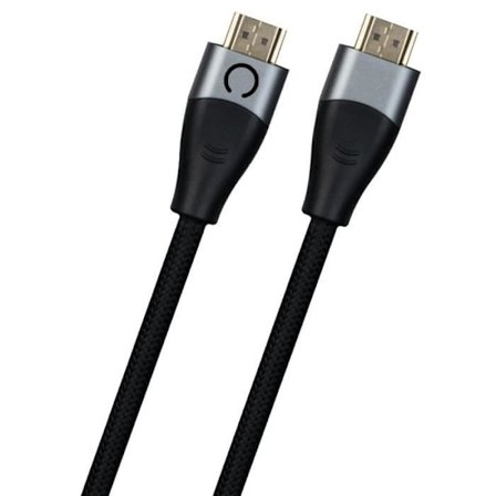 HDMI 2.1 - KONIX - Nintendo Switch 2 - Yhteensopivuus 4K ja 8K - Punottu nailon - Pituus 1,8 m - Musta