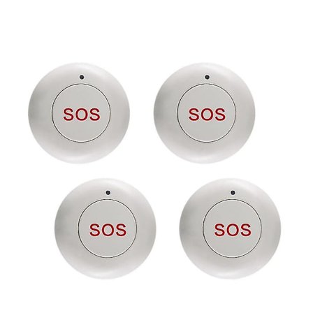 Trådlös SOS Smart Home Grindsäkerhetsdörrklocka Paniknödknapp