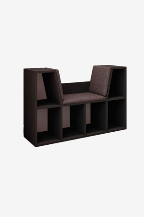 Hanah Home - Kirjahylly - Livora - Harmaa - Kirjahyllyt - - Homeroom