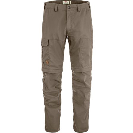 Fjällräven Men's Karl Pro Zip-off Trousers in Suede Brown, G-1000 | Size: 46